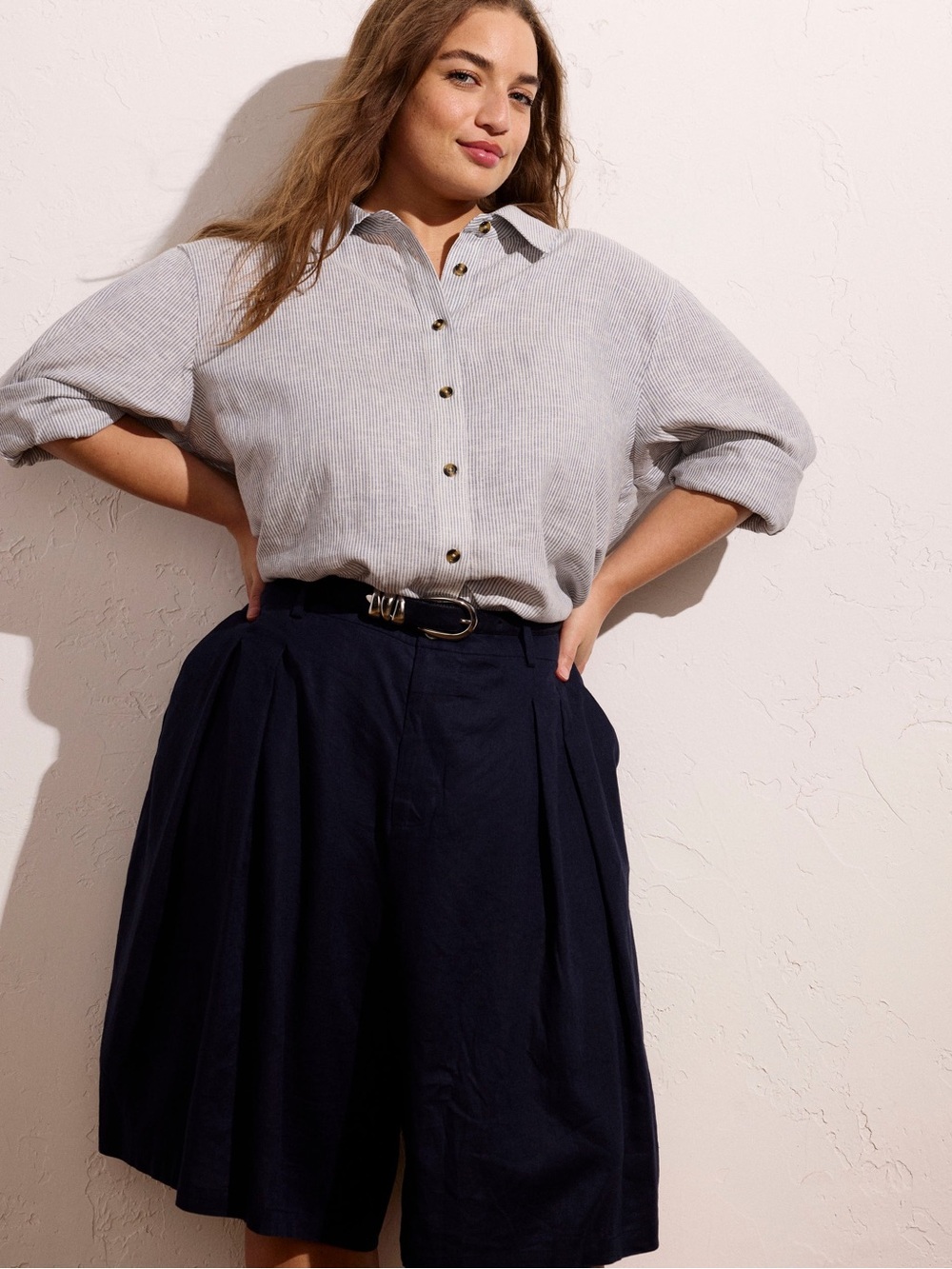 Seaport Tailored Linen Blend Short